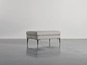 Milano Ottoman Blush Cotton Velvet