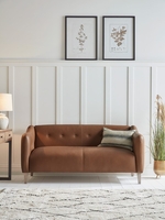 Narvik Two Seater Sofa – Smoke Cotton Linen