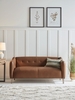 Narvik Two Seater Sofa – Soft Blush Herringbone