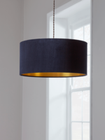 Navy & Gold Velvet Shade