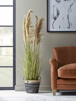 NEW Faux Potted Pampas Grass