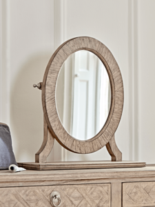 NEW Geometric Parquet Dressing Table Mirror