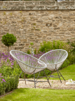 NEW Indoor Outdoor Grey String Chair