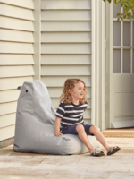 NEW Indoor Outdoor Kids Beanbag - Soft Grey