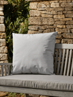 NEW Indoor Outdoor Large Square Cushion - Soft Grey