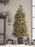 NEW Indoor Outdoor Pre-Lit Potted Tree