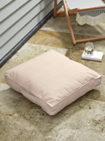 NEW Indoor Outdoor Square Floor Cushion - Soft Blush