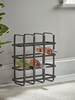 NEW Industrial Iron Wine Rack