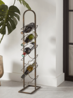 NEW Industrial Standing Wine Rack