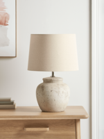 NEW Textured Cement Table Lamp