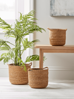 NEW Three Seagrass Baskets