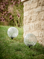 NEW Two Solar Crackle Stake Lights