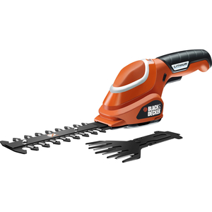 Black & Decker GSL700 7v Cordless Shrub Shears 1 x 1.2ah Integrated Li-ion Charger