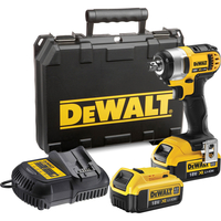 DeWalt DCF880 18v XR Cordless 1/2" Drive Impact Wrench 2 x 4ah Li-ion Charger Case