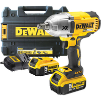 DeWalt DCF899 18v XR Cordless 1/2" Drive Impact Wrench 2 x 5ah Li-ion Charger Case