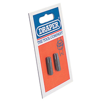 Draper 2 x T9 Torx x 26mm x 1/4" Hexagon Shot Blast Screwdriver Bits