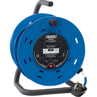 Draper 4 Socket Cable Extension Reel 25m