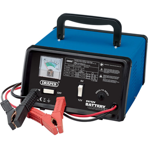 Draper 4.2amp Battery Charger for 12v Lead Acid Batteries 240v