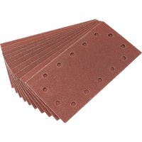 Draper Aluminium Oxide Sanding Sheets 115mm x 228mm 80g Pack of 10