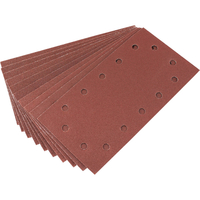 Draper Aluminium Oxide Sanding Sheets 115mm x 228mm Assorted Pack of 10