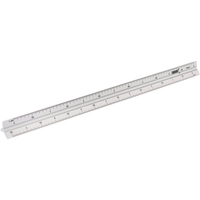 Draper Aluminium Triangle Scale Graduations Ruler