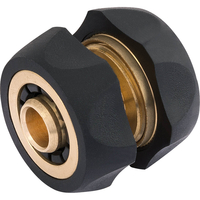 Draper Brass Hose Pipe Joiner Repairer Connector 1/2" / 12.5mm Pack of 1