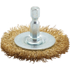 Draper Brassed Wire Wheel Brush 50mm 6mm Shank