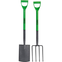 Draper Easy Find Carbon Steel Garden Fork & Spade Set