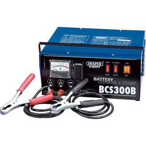 Draper Expert 300amp Battery Starter & Charger for 12 & 24v Lead Acid Batteries 240v