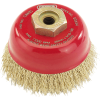 Draper Expert Brassed Steel Wire Cup Brush 60mm M10 x 1.5 Thread