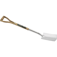 Draper Expert Stainless Steel Border Spade with Ash Handle