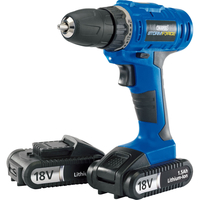 Draper Storm Force 18v Cordless Drill Drover 2 x 1.5ah Li-ion Charger Case