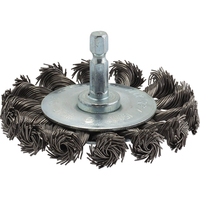 Draper Twisted Knot Wire Wheel 75mm 6mm Shank