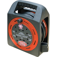 Faithfull Cassette Cable Extension Reel 240v 15m
