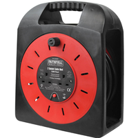 Faithfull Cassette Cable Extension Reel 240v 50m