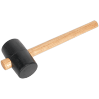 Sealey Black Rubber Mallet 450g