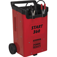 Sealey START360 Vehicle Battery Starter & Charger 12v or 24v