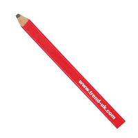 Trend Carpenters Pencils Red Medium Pack of 3