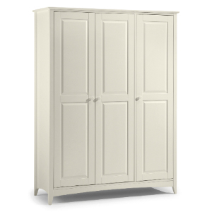 Cameo Three Door Wardrobe - White