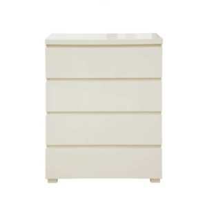 Puro Four Drawer Chest - Cream