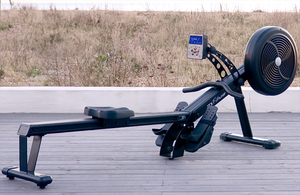 JTX Freedom Air Rowing Machine - Matte Black