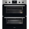 Zanussi ZPHNL3X1 Built under double oven with 5 main oven functions and 5 top oven functions. Retr