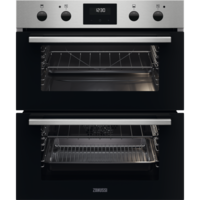 Zanussi ZPHNL3X1 Built under double oven with 5 main oven functions and 5 top oven functions. Retr