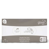 Gloves Powder Free Vinyl Examination Gloves x 100 Medium