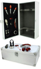 Aluminium Case - 2 Bottle With Wine Accessories Twin Bottle Gift Box