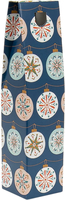 Blue Bauble Gift Box - 1 Bottle Single Bottle Gift Box