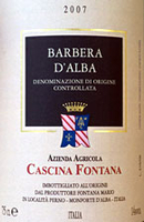 Cascina Fontana - Barolo 2009 75cl Bottle