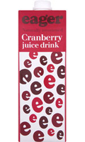 Eager Drinks - Cranberry Juice 1 Litre Carton