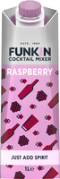 Funkin Cocktail Mixer - Raspberry 1 Litre Carton