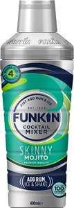 Funkin Cocktail Shaker - Skinny Mojito 400ml Shaker